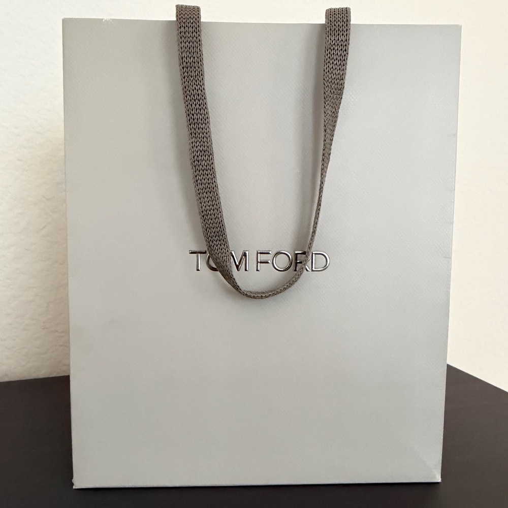Tom Ford Silver Grey Gift Bag